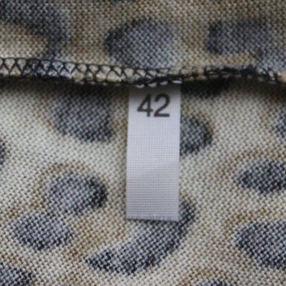 MAGDA BUTRYM Cheetah Print Wool Sweater Italy 42 S - Picture 7 of 7